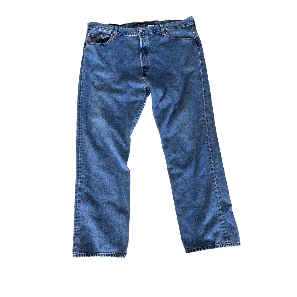 Vintage 2006 Levi’s 501 Jeans Mens 44x34 (Actual 44x33) Blue Denim Button Fly Cl